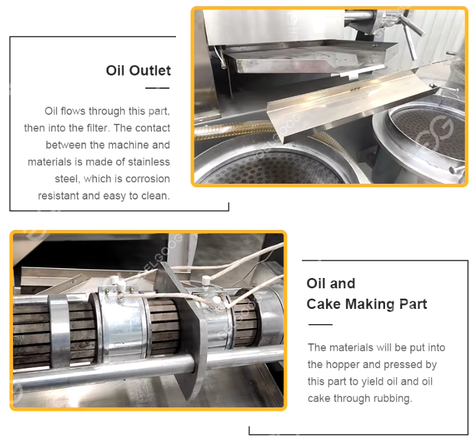 Corn, grain oil cold and hot pressing machine/ oil press machine