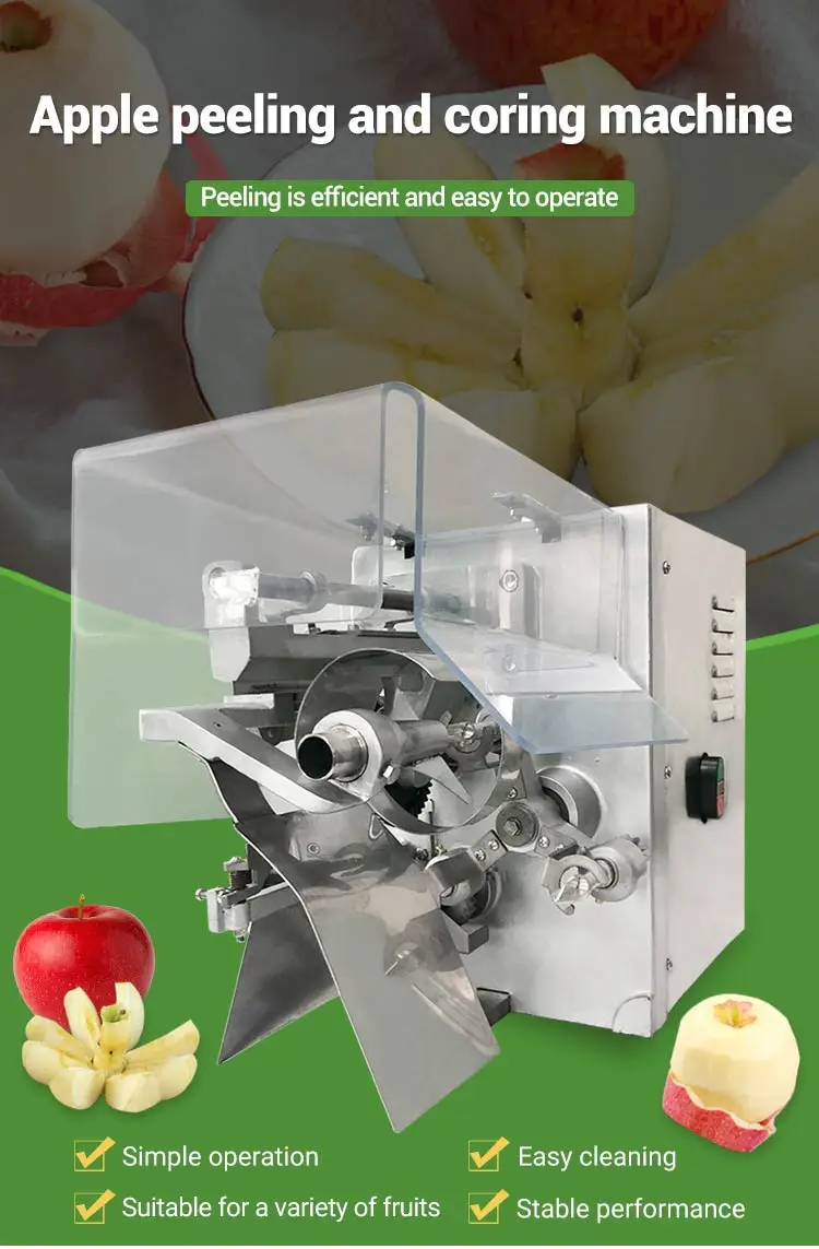 Combined industrial machine for fruit grinding, cutting and core removal