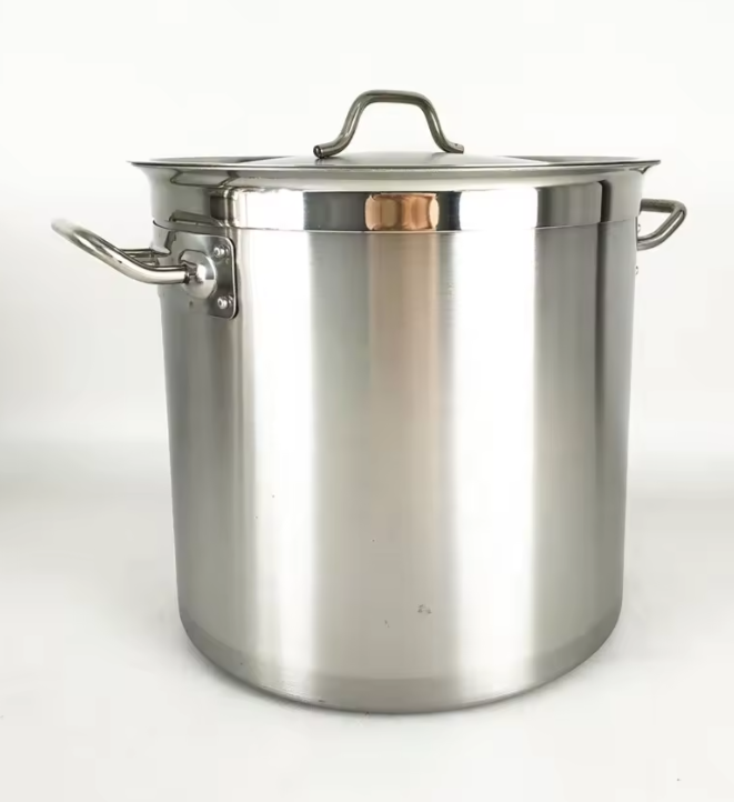 Confectionery pot of stainless metal 100 liters