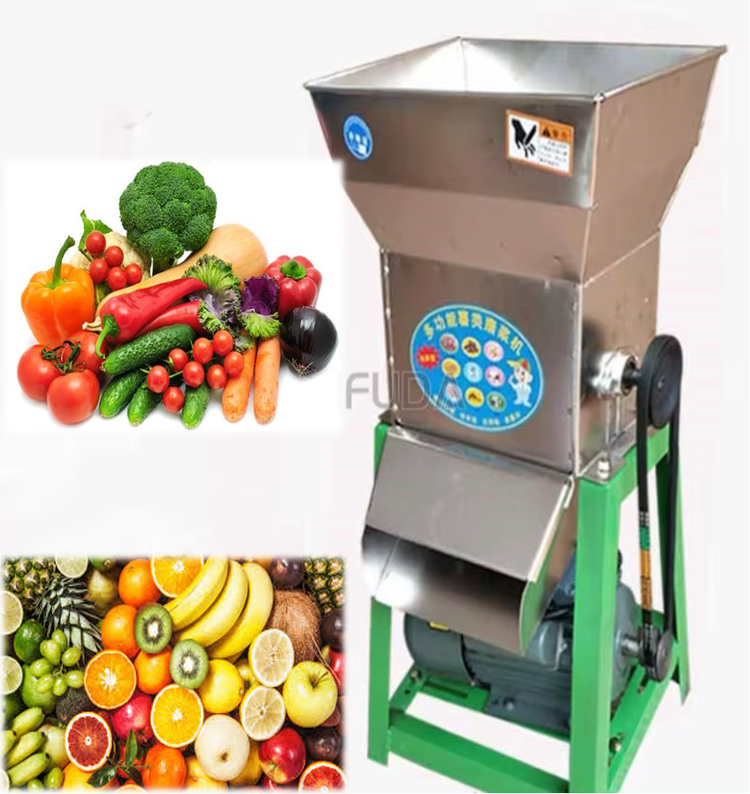 Fruit and vegetable crushing machine