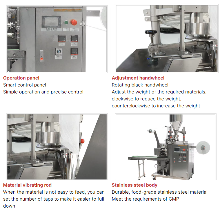 Automatic tea dosing and packaging machine/device 40-60 packs/min